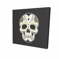 Fondo 12 x 12 in. Mexican Sugar Skull Art-Print on Canvas FO3340349